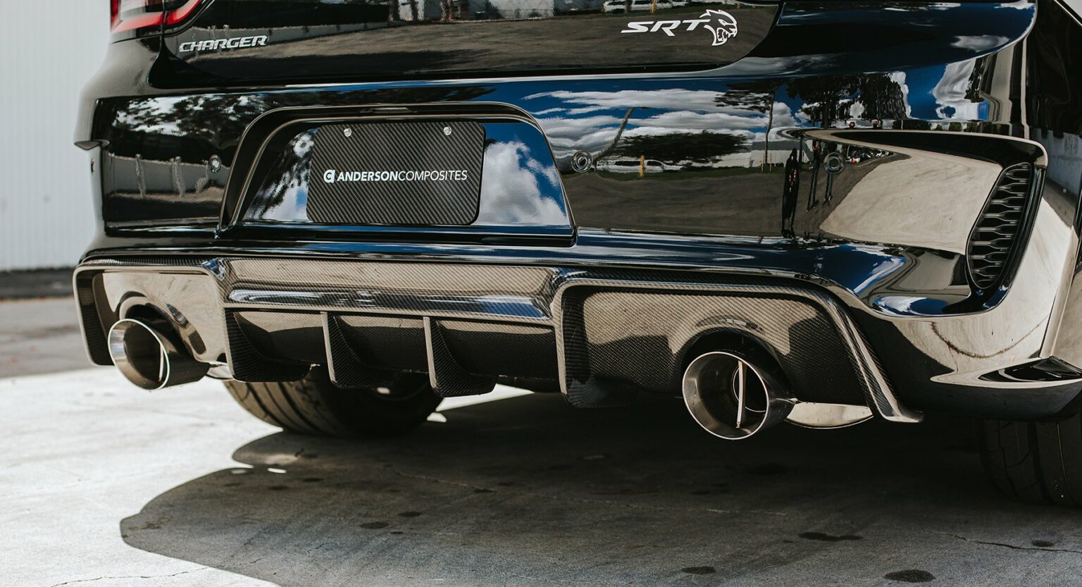 Charger Hellcat Carbon Fiber Rear Diffuser SHOPHELLCAT