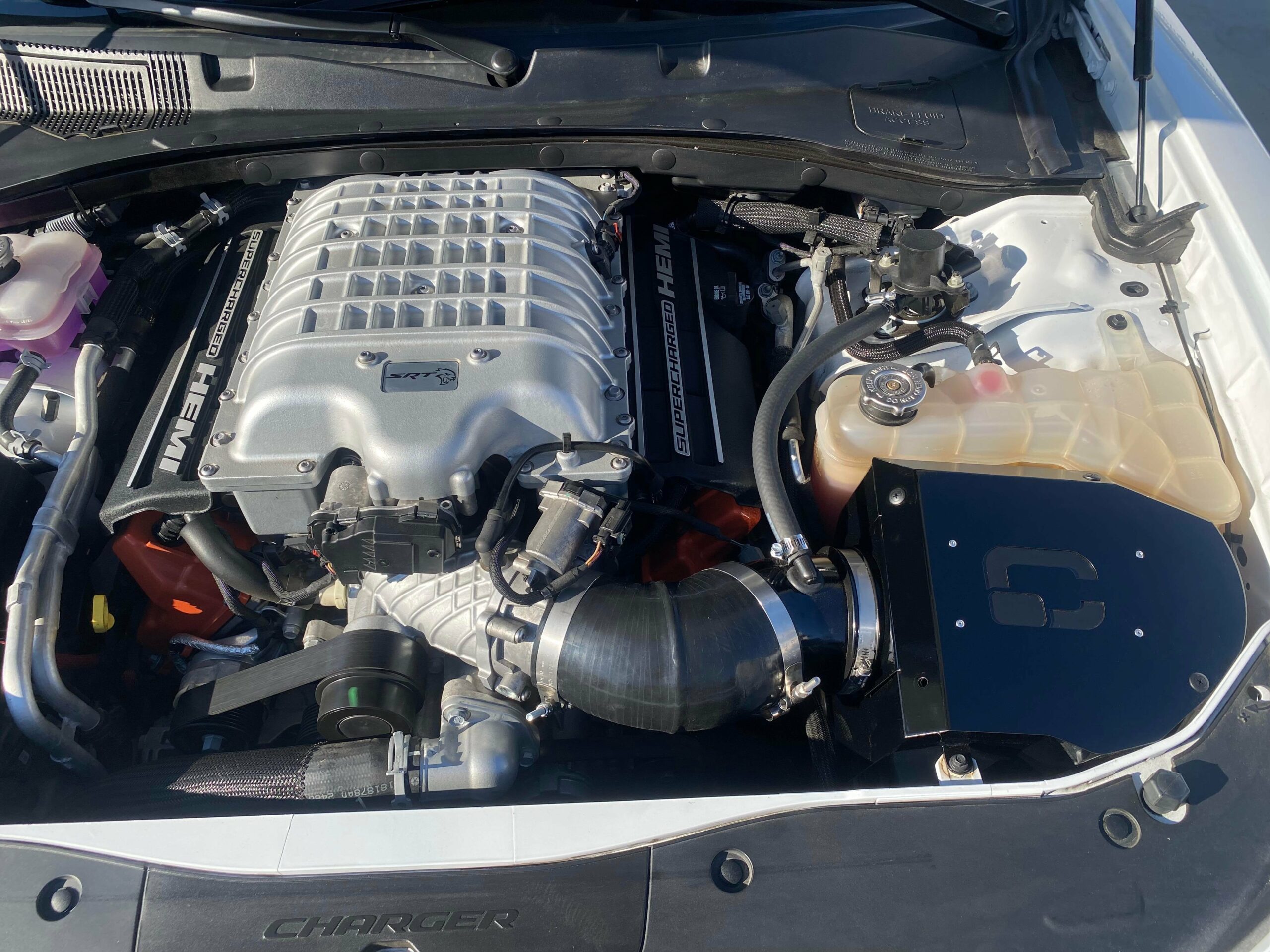 thumbnail image 2 of Cold Air Intake Tube & Box For Dodge Charger Scat Pack 2019-2023 | Hellcat Style Black 2 of 5
