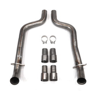 stainless mid pipe system for 15 22 dodge challenger/charger 6.2l/6.4l